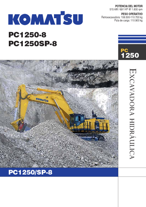 Excavadoras de orugas Komatsu PC1250SP-8