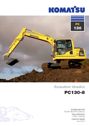Excavadoras de orugas Komatsu PC130-8