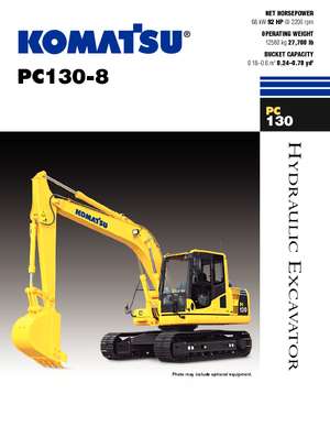 Excavadoras de orugas Komatsu PC130-8