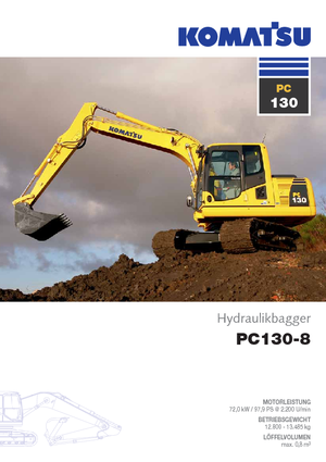 Excavadoras de orugas Komatsu PC130-8
