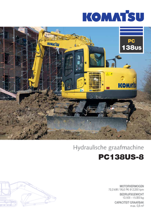 Excavadoras de orugas Komatsu PC138US-8