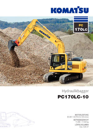 Excavadoras de orugas Komatsu PC170LC-10