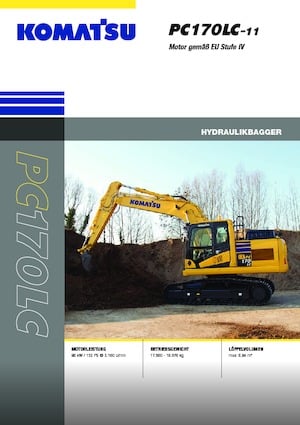 Excavadoras de orugas Komatsu PC170LC-11