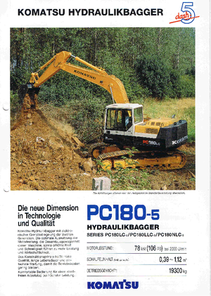 Excavadoras de orugas Komatsu PC180LC-6 activ