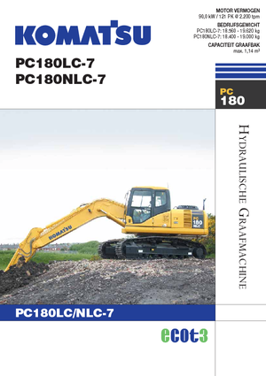 Excavadoras de orugas Komatsu PC180LC-7