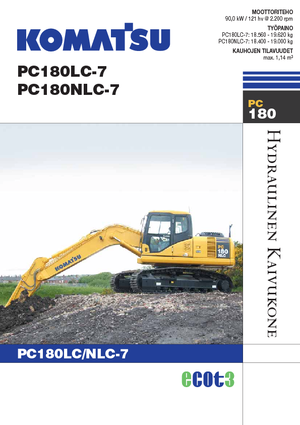 Excavadoras de orugas Komatsu PC180LC-7