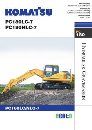 Excavadoras de orugas Komatsu PC180LC-7