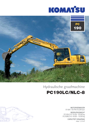 Excavadoras de orugas Komatsu PC190-8 LC