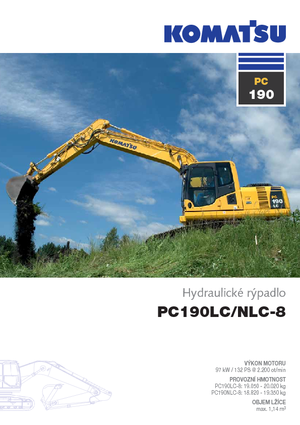 Excavadoras de orugas Komatsu PC190-8 LC