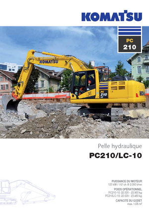 Excavadoras de orugas Komatsu PC210-10