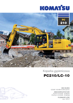Excavadoras de orugas Komatsu PC210-10