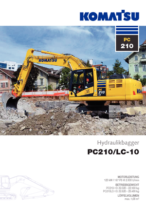Excavadoras de orugas Komatsu PC210-10