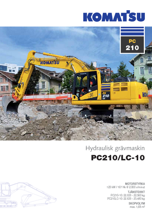 Excavadoras de orugas Komatsu PC210-10