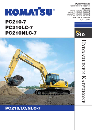 Excavadoras de orugas Komatsu PC210NLC-7