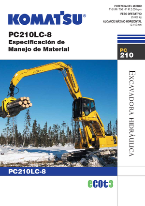 Excavadoras de orugas Komatsu PC210LC-8