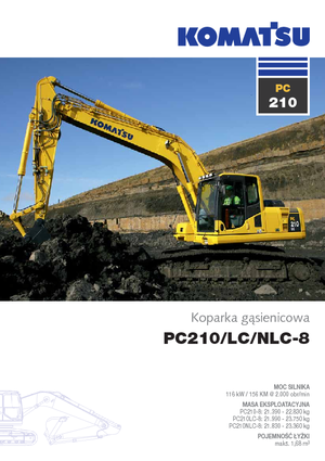 Excavadoras de orugas Komatsu PC210LC-8