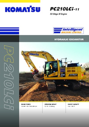 Excavadoras de orugas Komatsu PC210LCi-11E0