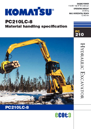 Excavadoras de orugas Komatsu PC210MH-8