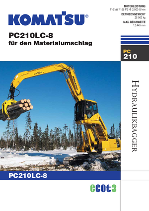 Excavadoras de orugas Komatsu PC210MH-8