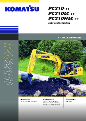 Excavadoras de orugas Komatsu PC210NLC-11E0