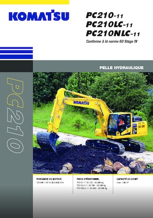 Excavadoras de orugas Komatsu PC210NLC-11E0