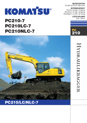 Excavadoras de orugas Komatsu PC210NLC-7