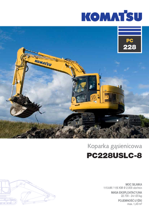 Excavadoras de orugas Komatsu PC228US-LC-8