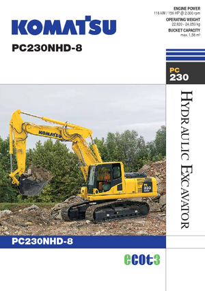 Excavadoras de orugas Komatsu PC230NHD-8