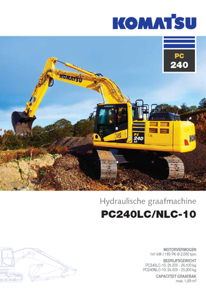 Excavadoras de orugas Komatsu PC240LC-10