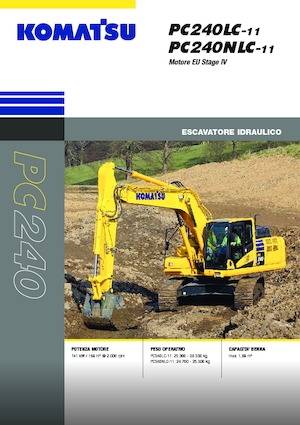 Excavadoras de orugas Komatsu PC240NLC-11E0