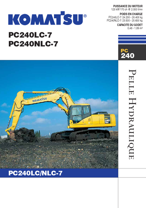 Excavadoras de orugas Komatsu PC240LC-7