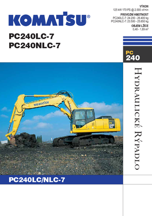 Excavadoras de orugas Komatsu PC240NLC-7