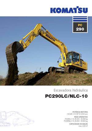 Excavadoras de orugas Komatsu PC290LC-10