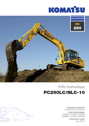 Excavadoras de orugas Komatsu PC290LC-10