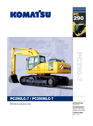 Excavadoras de orugas Komatsu PC290LC-7