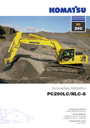 Excavadoras de orugas Komatsu PC290LC-8