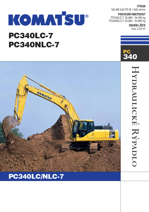 Excavadoras de orugas Komatsu PC340LC-7