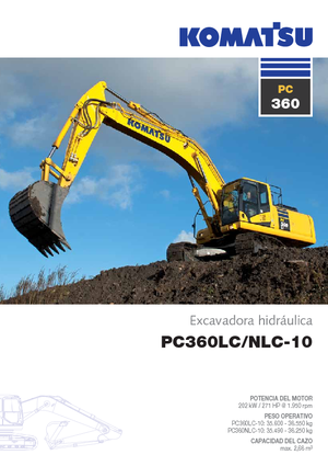 Excavadoras de orugas Komatsu PC360LC-10