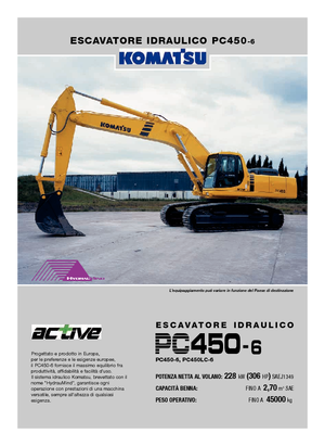 Excavadoras de orugas Komatsu PC450LC-6