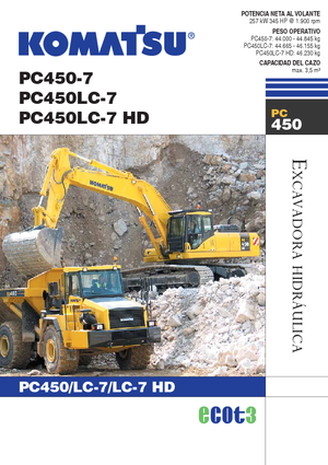 Excavadoras de orugas Komatsu PC450LC-7