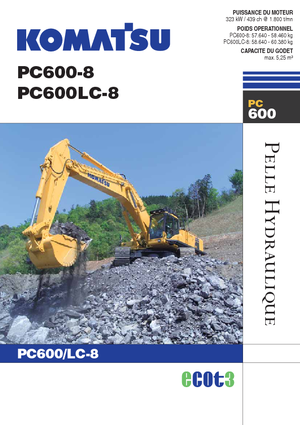 Excavadoras de orugas Komatsu PC600-8