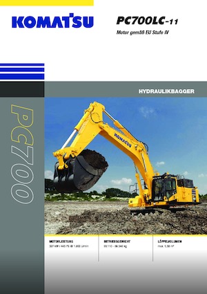 Excavadoras de orugas Komatsu PC700LC-11E0