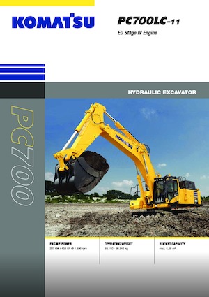 Excavadoras de orugas Komatsu PC700LC-11E0