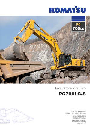 Excavadoras de orugas Komatsu PC700LC-8