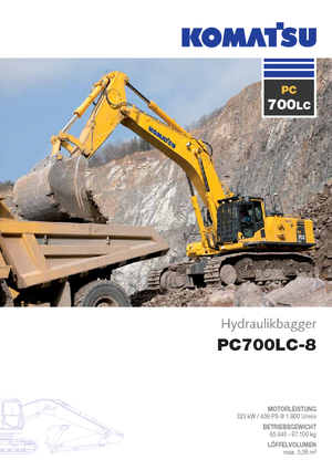 Excavadoras de orugas Komatsu PC700LC-8