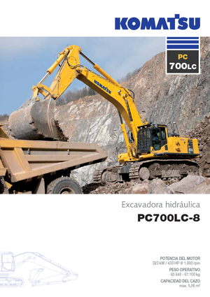 Excavadoras de orugas Komatsu PC700LC-8