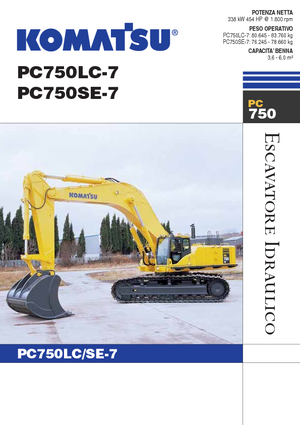 Excavadoras de orugas Komatsu PC750LC-7