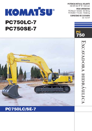 Excavadoras de orugas Komatsu PC750LC-7
