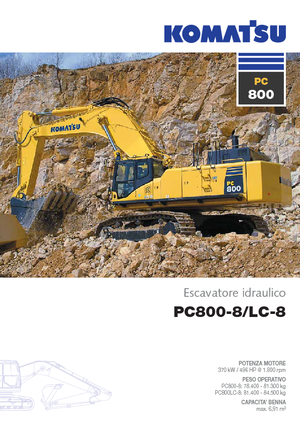 Excavadoras de orugas Komatsu PC800-8 E0