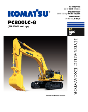 Excavadoras de orugas Komatsu PC800-8 E0
